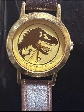Promotional 1992 Jurassic T-Rex Safari Watch U.C.S. & Amblin Untested
